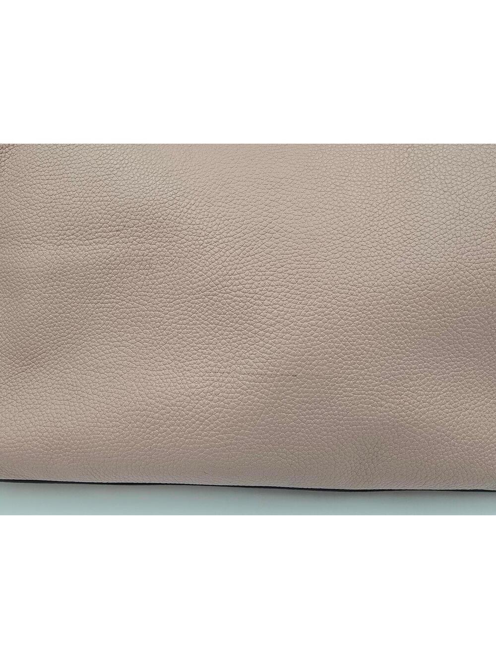 Michael Kors Mercer Large Tote Pink Pebbled Leather Gold Chain Shoulder Bag - Picture 3 of 7